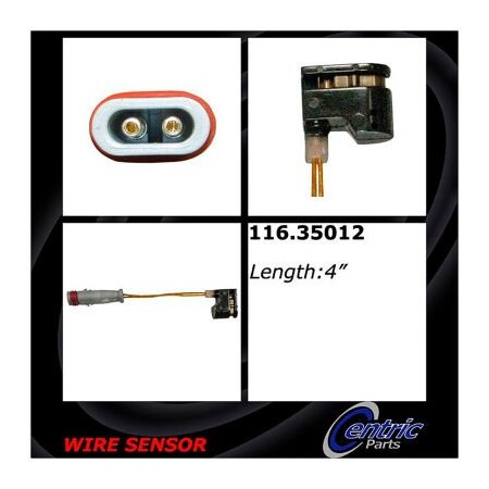 Centric Brake Pad Sensor Wires, Parts 116.35012